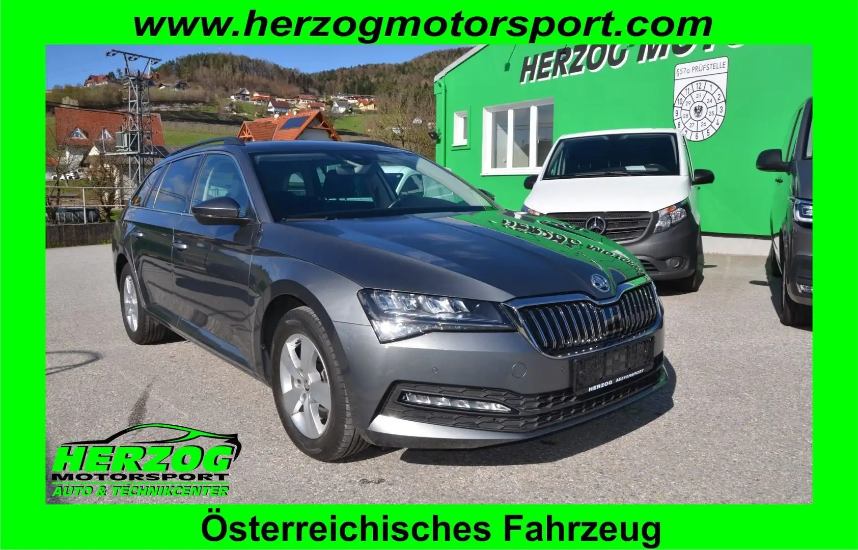 Skoda Superb Superb Kombi 2,0TDI DSG LED VIRTUAL NAVI SHZ 1.Bes Gris - 1