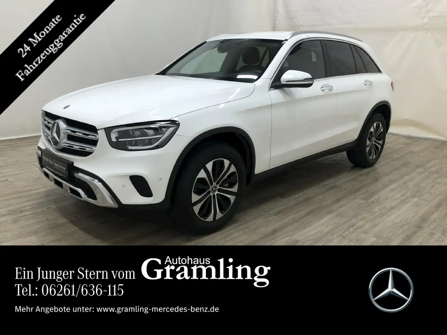 Mercedes-Benz GLC 300 e 4M AHK*Navi*HUD*LED*Distr*Kamera*Spur* Weiß - 1