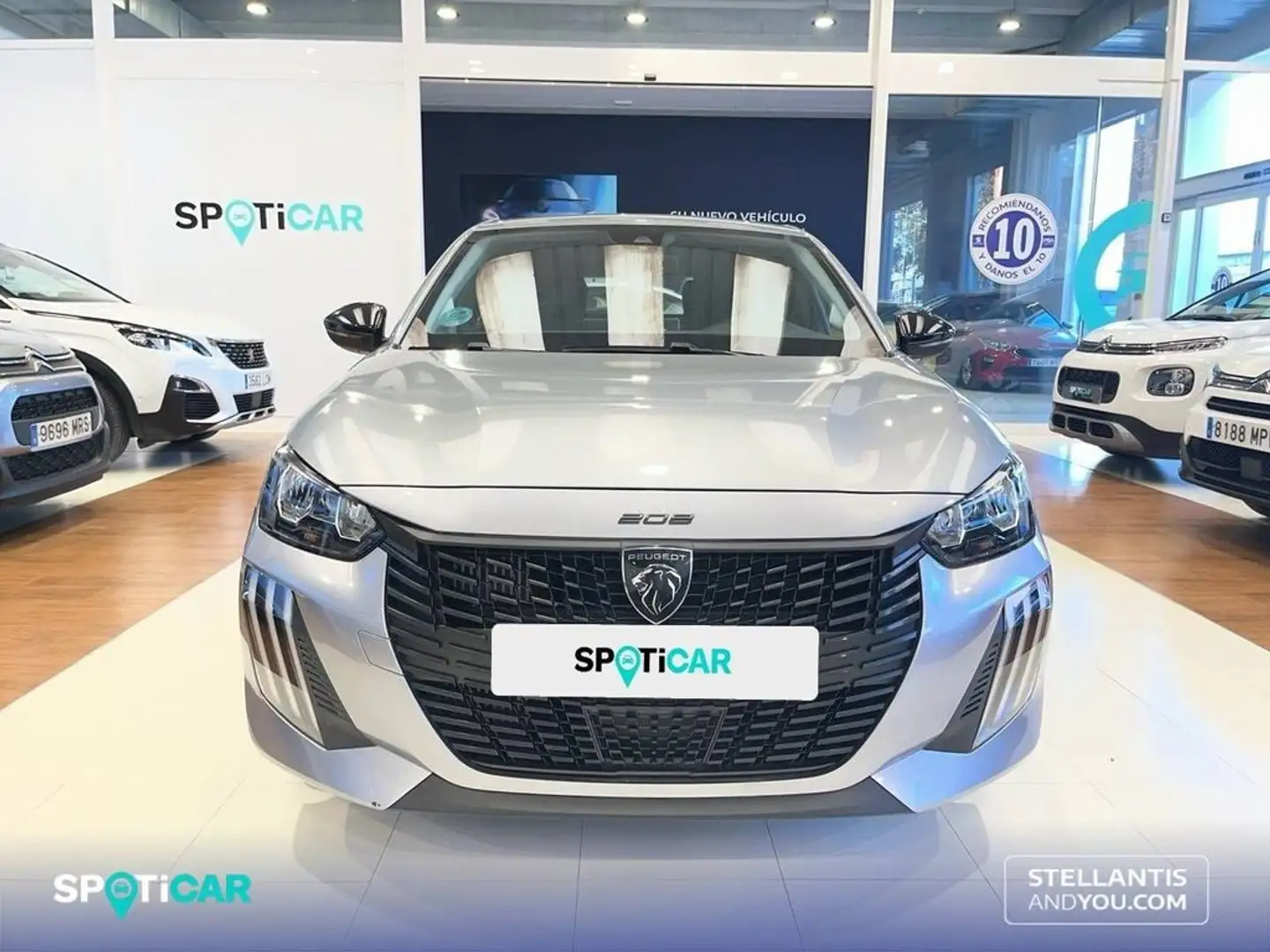 Peugeot 208 1.2 Puretech S&S Active 100 Gris - 2
