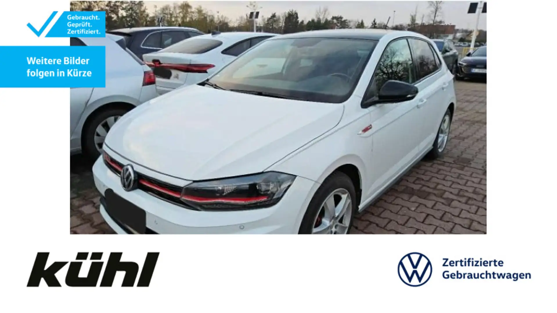 Volkswagen Polo 6 VI GTI 2.0 TSI DSG LED/Kamera/App/Navi Weiß - 1