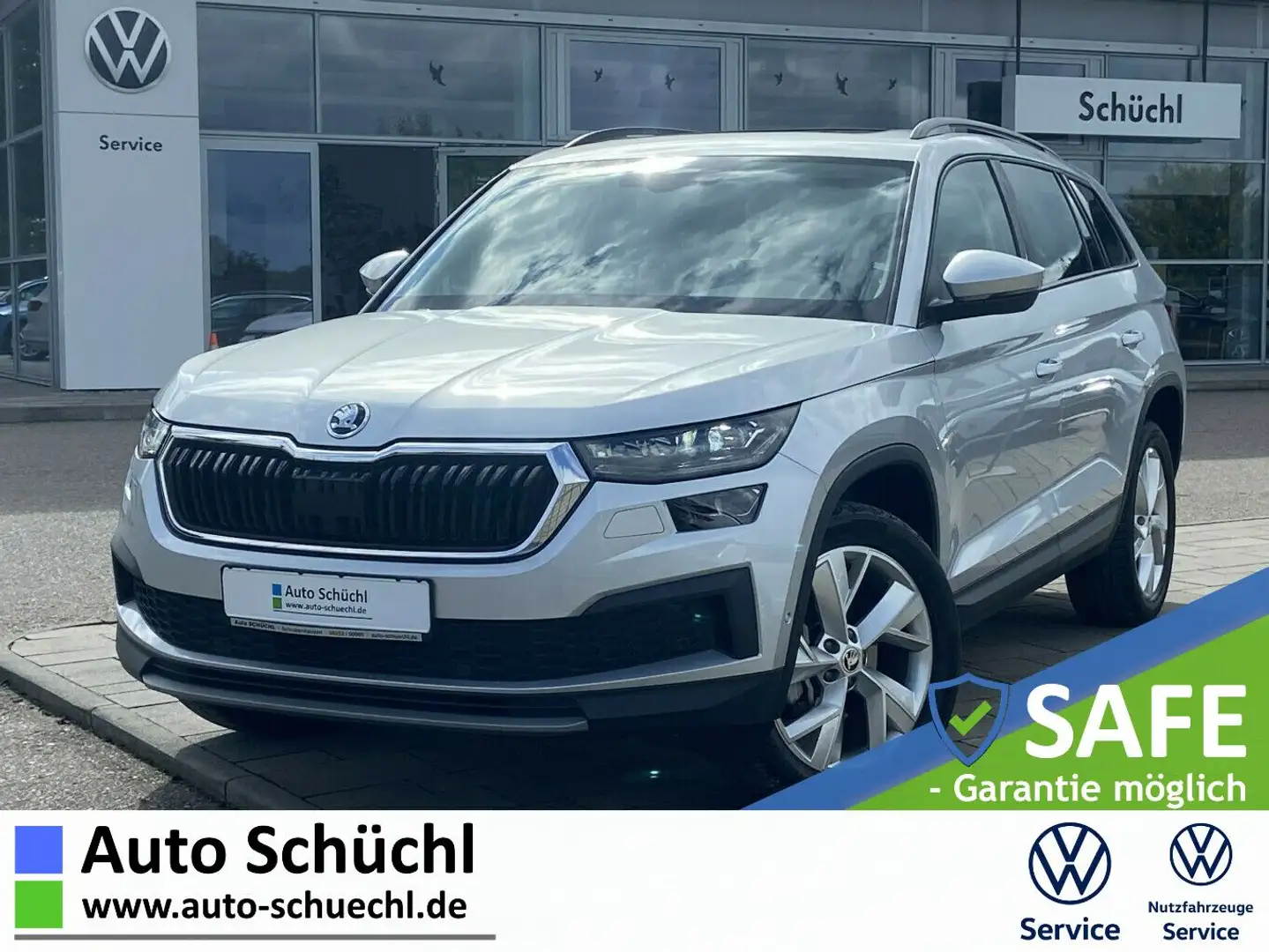 Skoda Kodiaq 2.0 TDI DSG 19"+EL.HECK+NAVI-COLUMBUS+LED Silber - 1