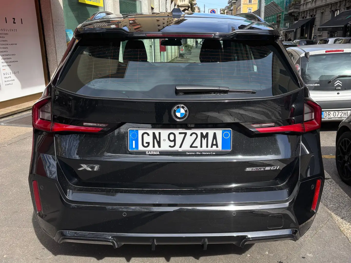BMW X1 X1 U11 sdrive20i mhev 48V MSport auto Nero - 2