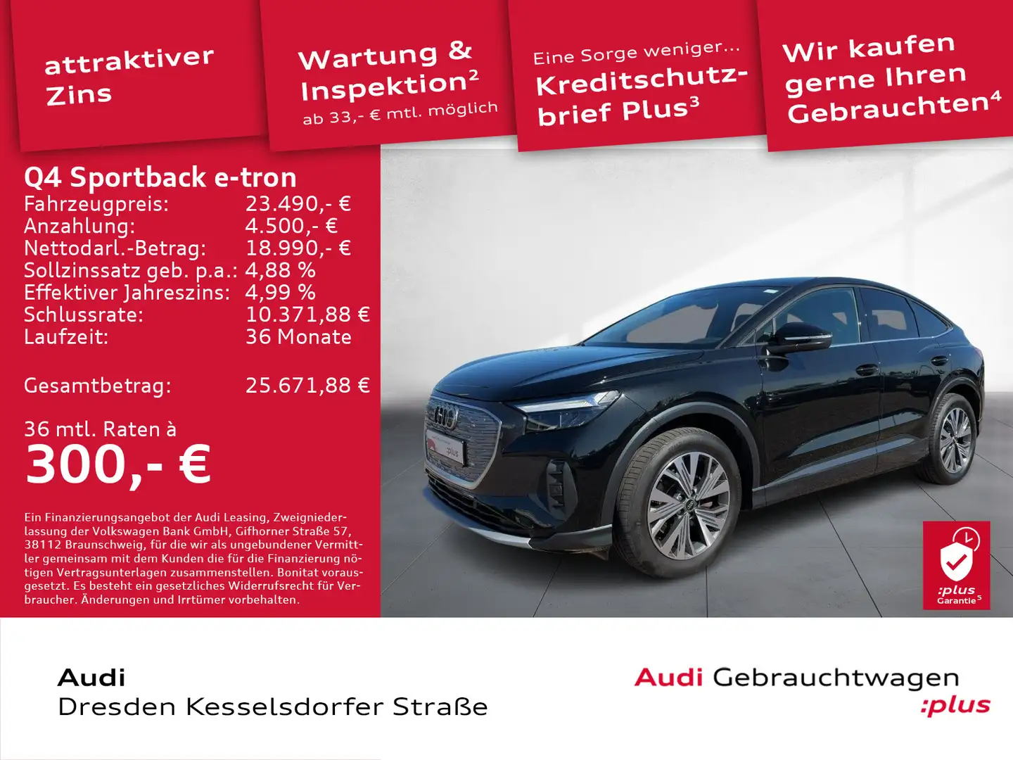 Audi Q4 e-tron Q4 Sportback 35  e-tron Kamera LED Navi DAB Schwarz - 1