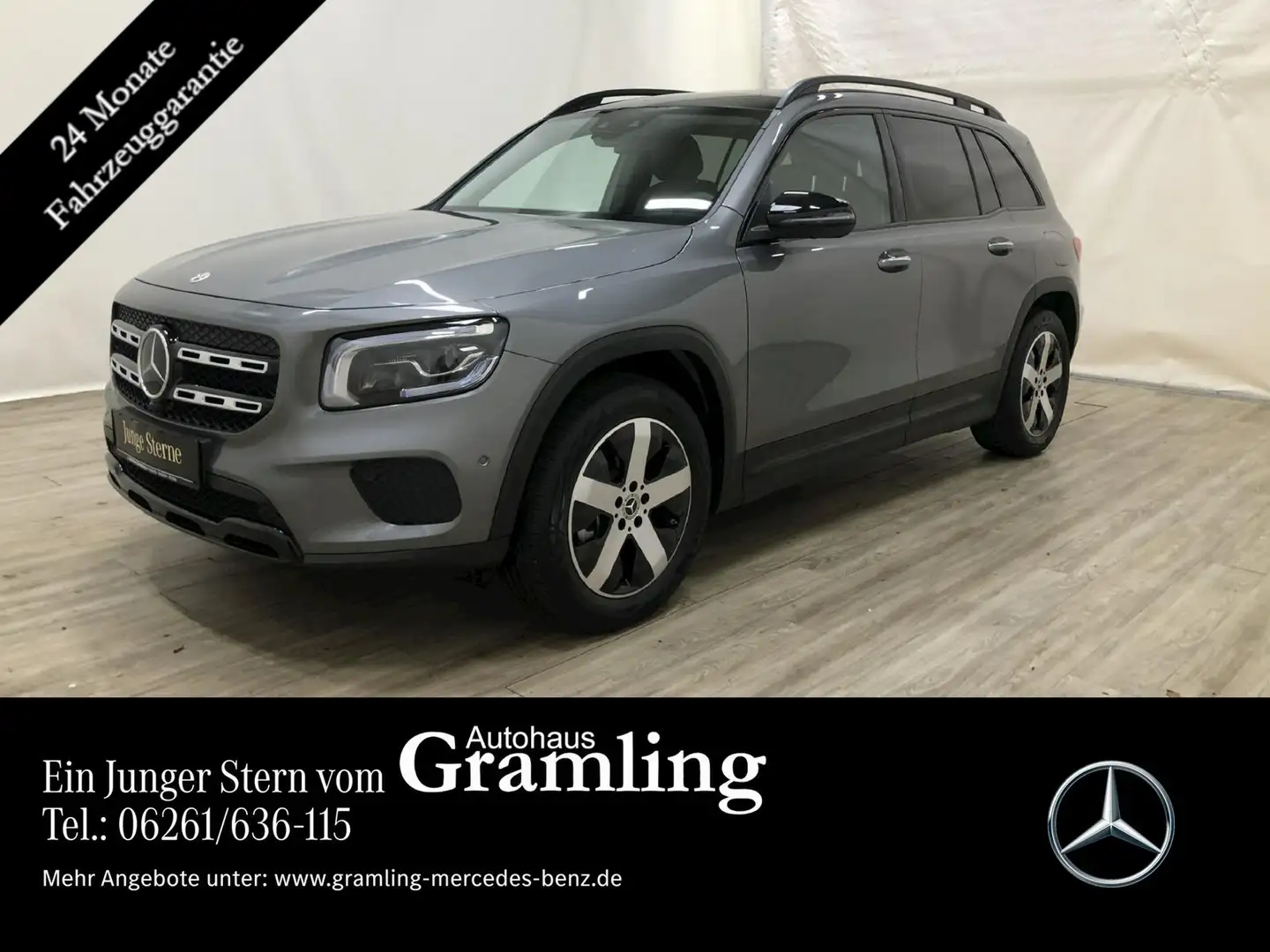 Mercedes-Benz GLB 200 d 4M Progressive NIGHT*Pano*AHK*7-Sitzer Grau - 1