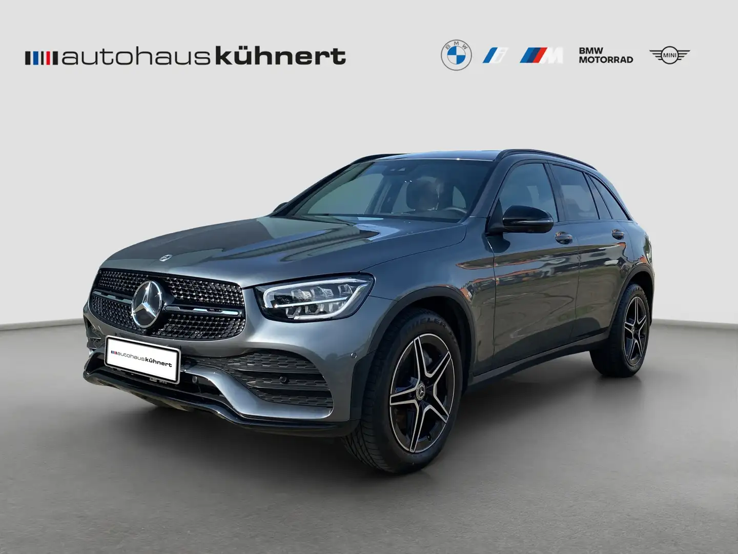 Mercedes-Benz GLC 200 4Matic AMG Line SpurAss ACC LED 360° AHK Navi Grijs - 1