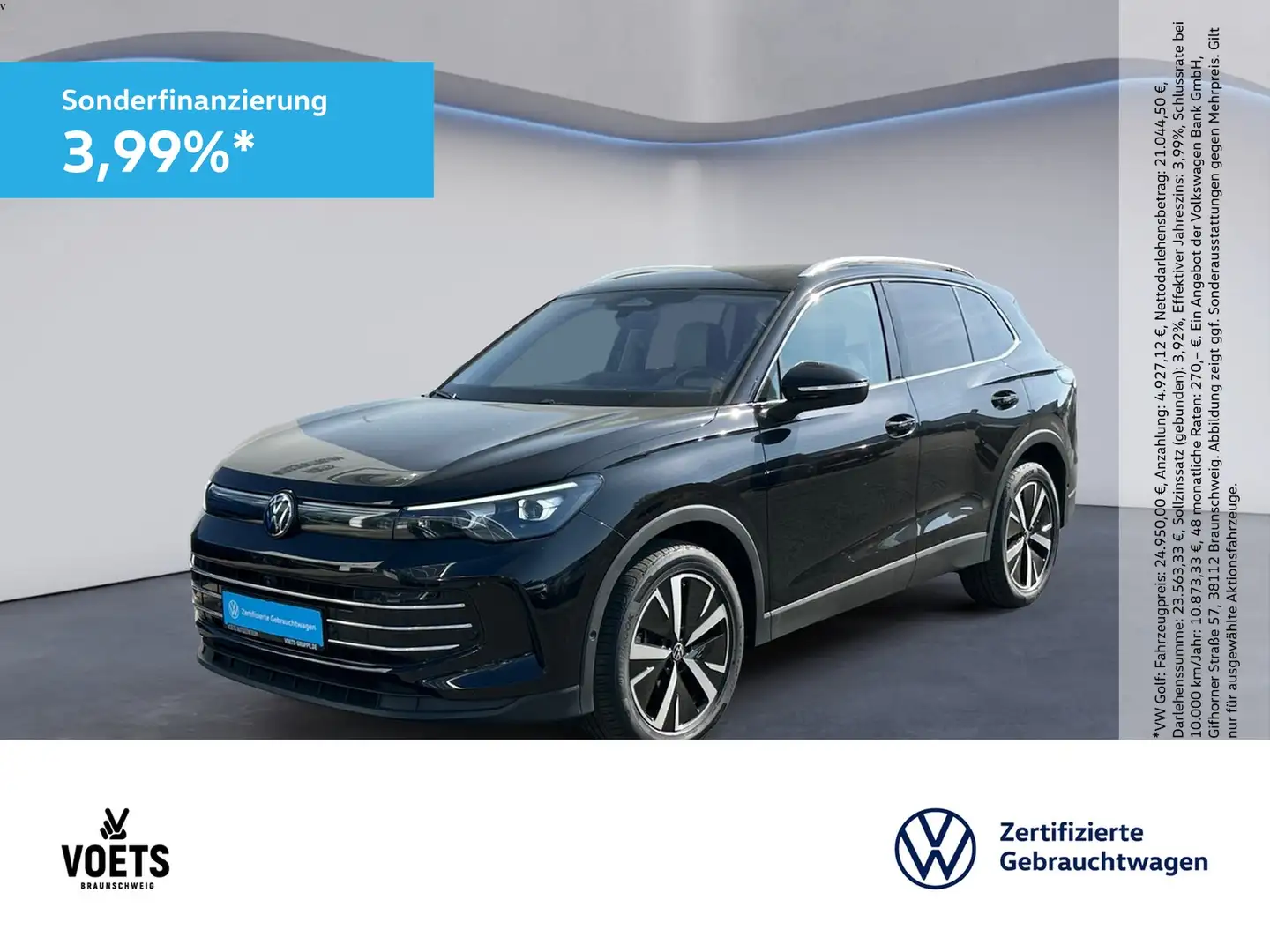 Volkswagen Tiguan Elegance 2.0 TDI DSG AHK+HD-MATRIX-LED+HuD Nero - 1