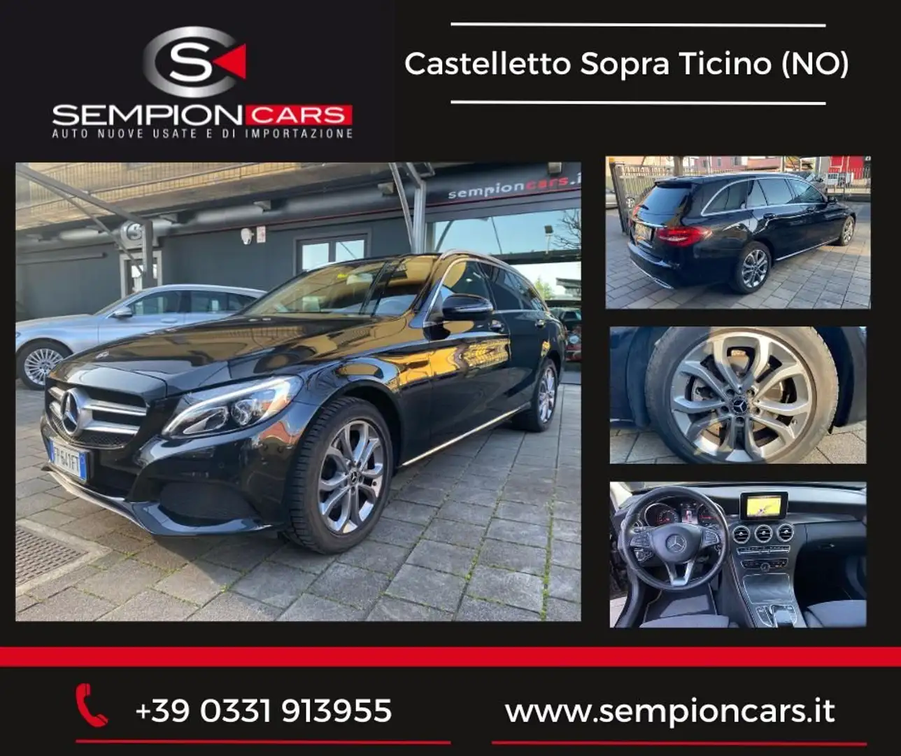 Mercedes-Benz C 220 220 d Executive auto Negro - 1