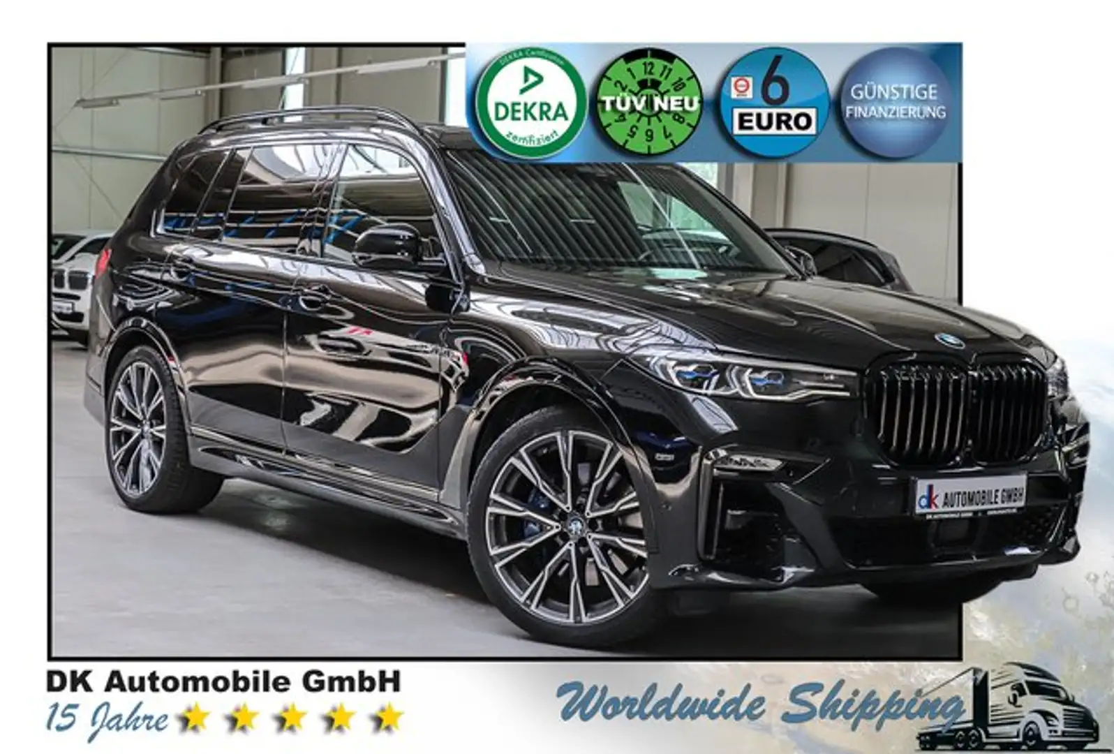 BMW X7 M 50d Sport-Aut/SKY LOUNGE/HARMAN/LASER/KAMERA Zwart - 1