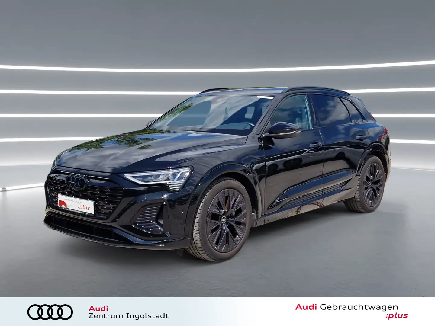 Audi Q8 e-tron 50 qu 2x S line MATRIX AHK ACC 21" Kam. Schwarz - 2