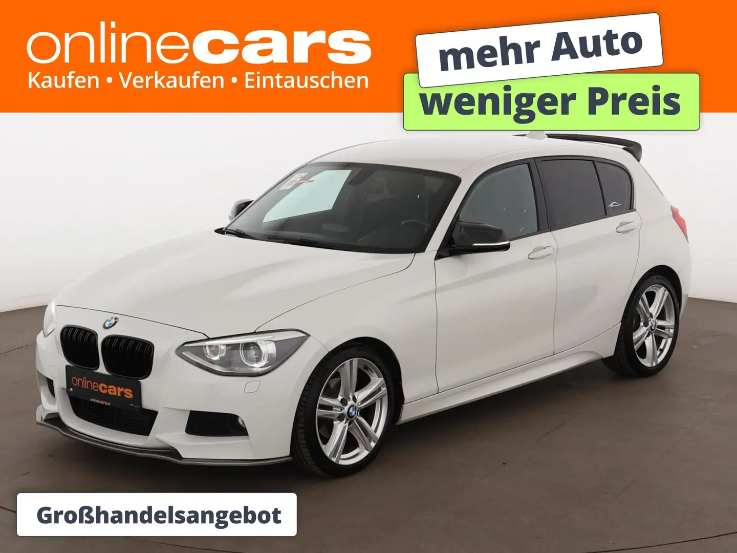 BMW 116 i Limousine XENON ALCANTARA SITZHZG TEMP PDC Weiß - 1