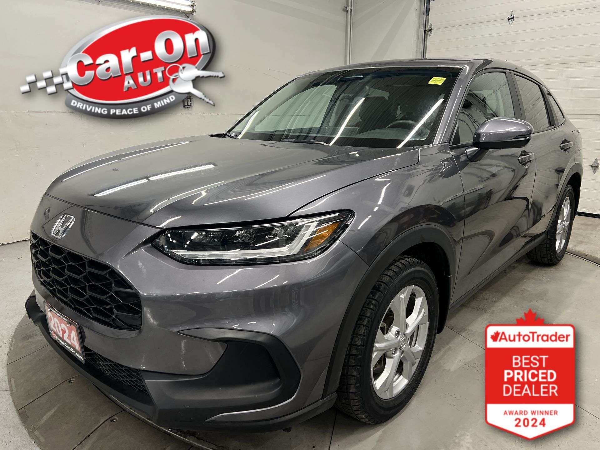 Gray 2024 Honda HR-V SUV / Crossover Front-Wheel Drive Automatic