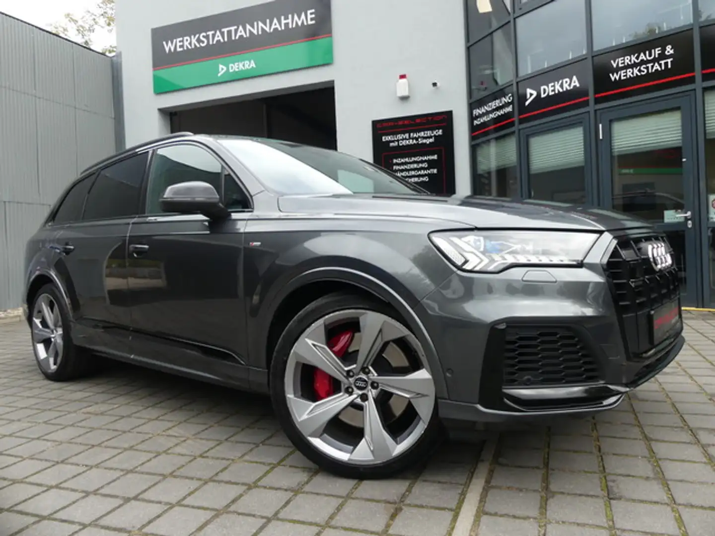 Audi Q7 60 TFSIe quattro S line MATRIX/HUD/S-SITZE/PANO Gris - 1