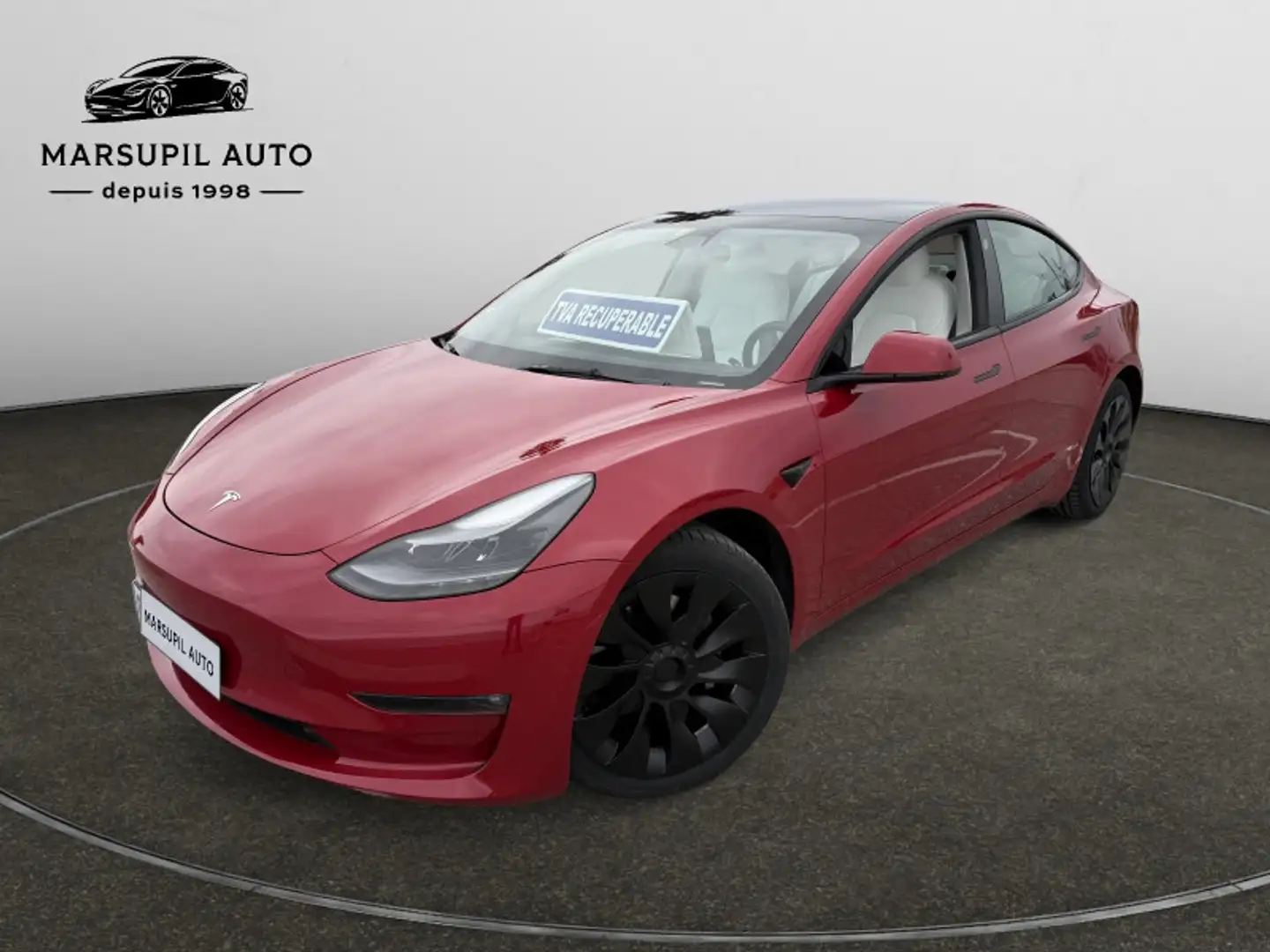 Tesla Model 3 LONG-RANGE DUAL MOTOR AWD MY21 Rouge - 1