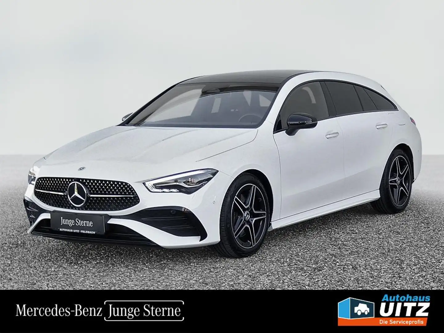 Mercedes-Benz CLA 200 d SB AMG +Pano+Night+AHK Weiß - 1