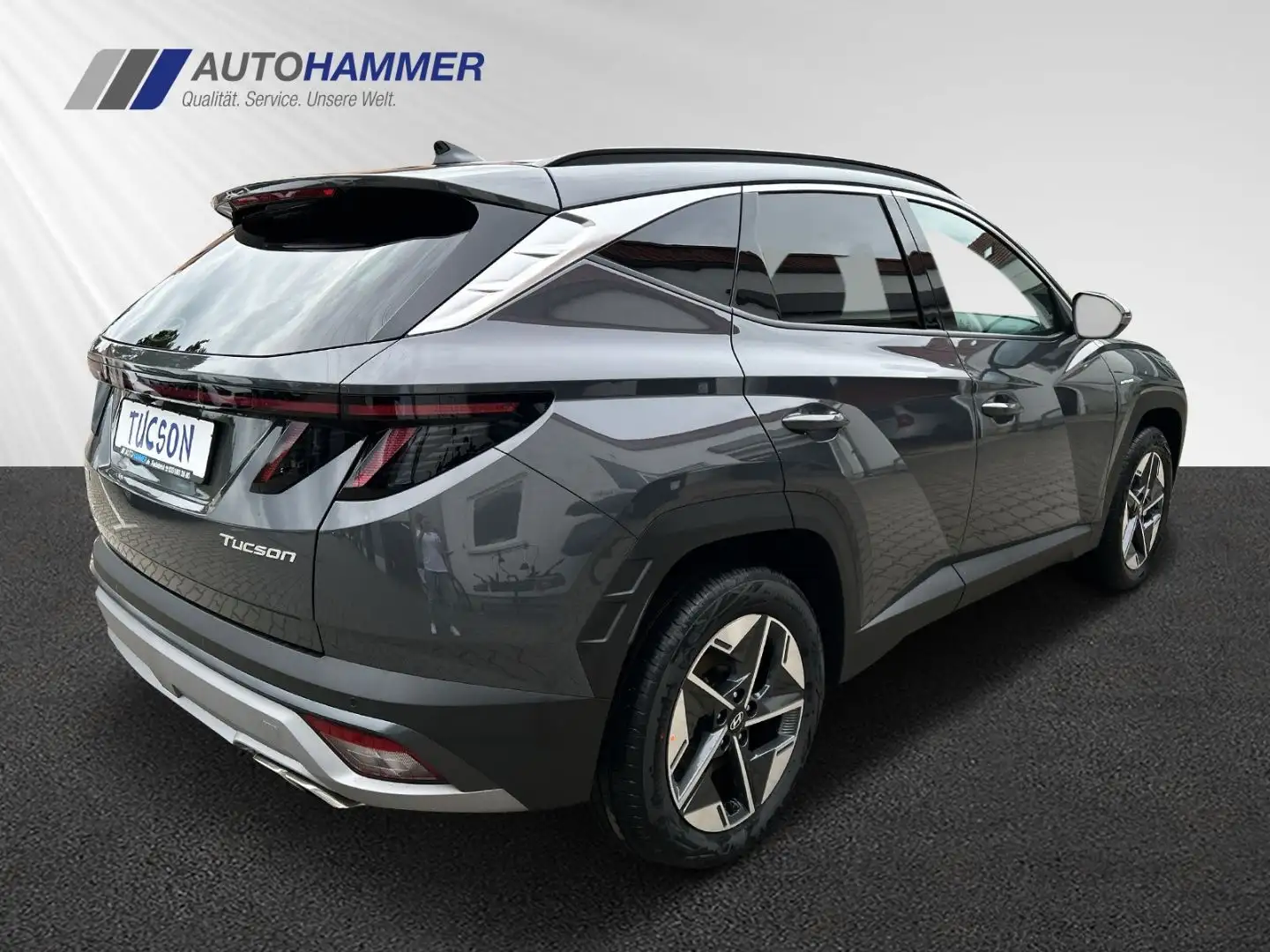 Hyundai TUCSON CRDi DCT 4WD TREND LED Teilleder Navi eHK Grau - 2