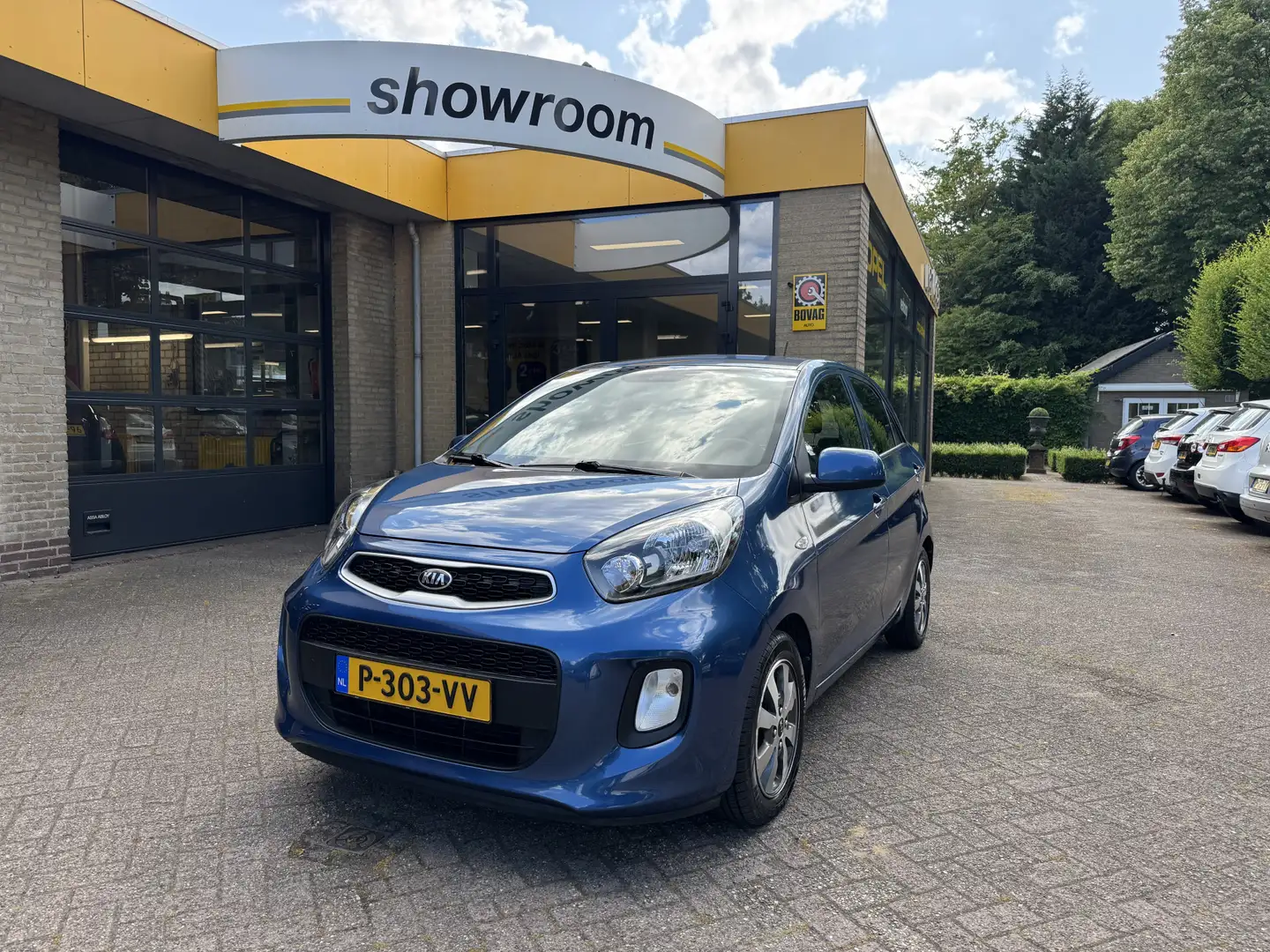 Kia Picanto 1.2 CVVT DynamicLine Automaat Navi Airco Camera Blu/Azzurro - 1