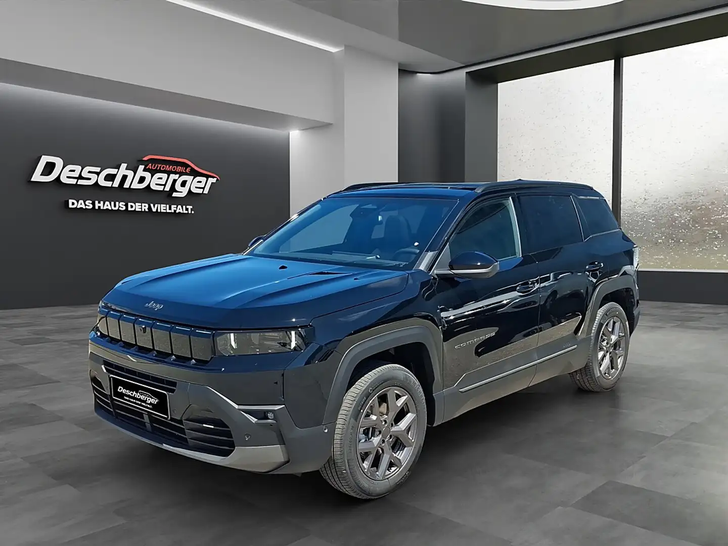 Jeep Compass 1.2 e-Hybrid First Edition e-DCT6 Schwarz - 1