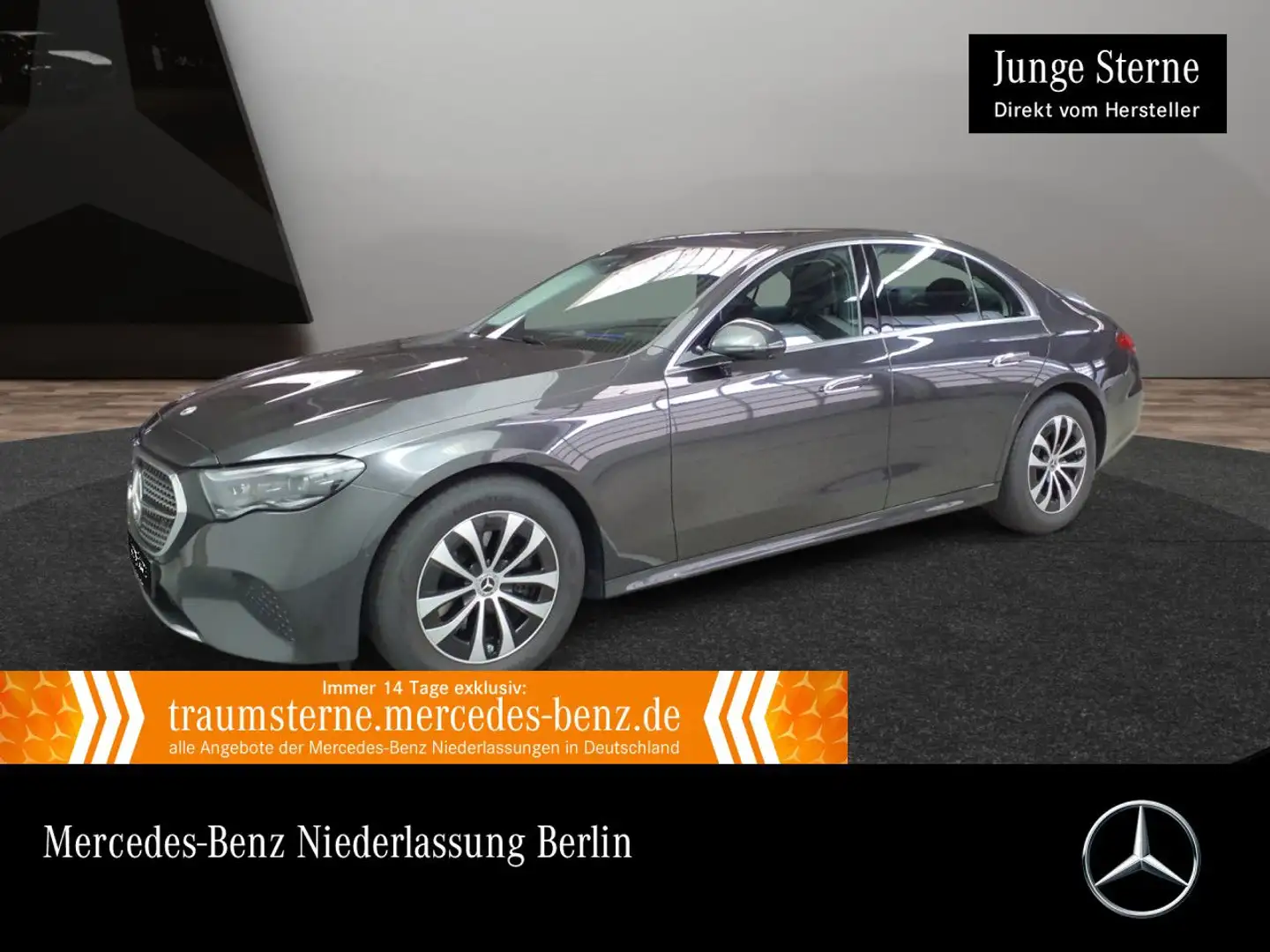 Mercedes-Benz E 220 d Avantgarde 360° Distr. AHK Sitzklima PTS Grau - 1