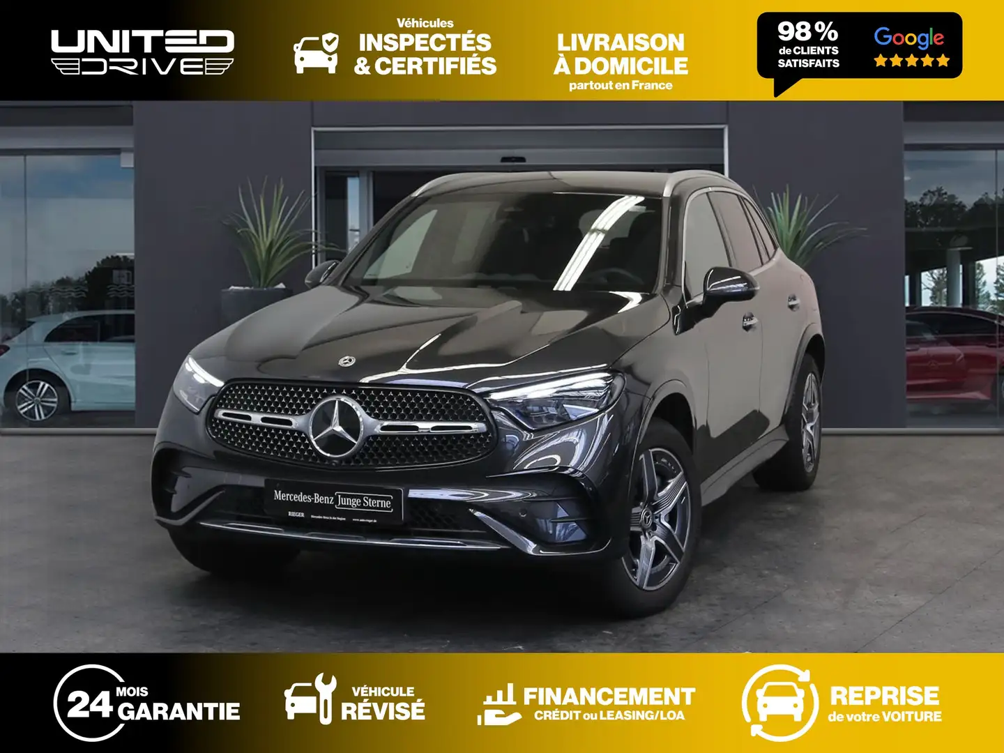 Mercedes-Benz GLC 300 de 9G-Tronic 4Matic AMG Line 333CV Gris - 1
