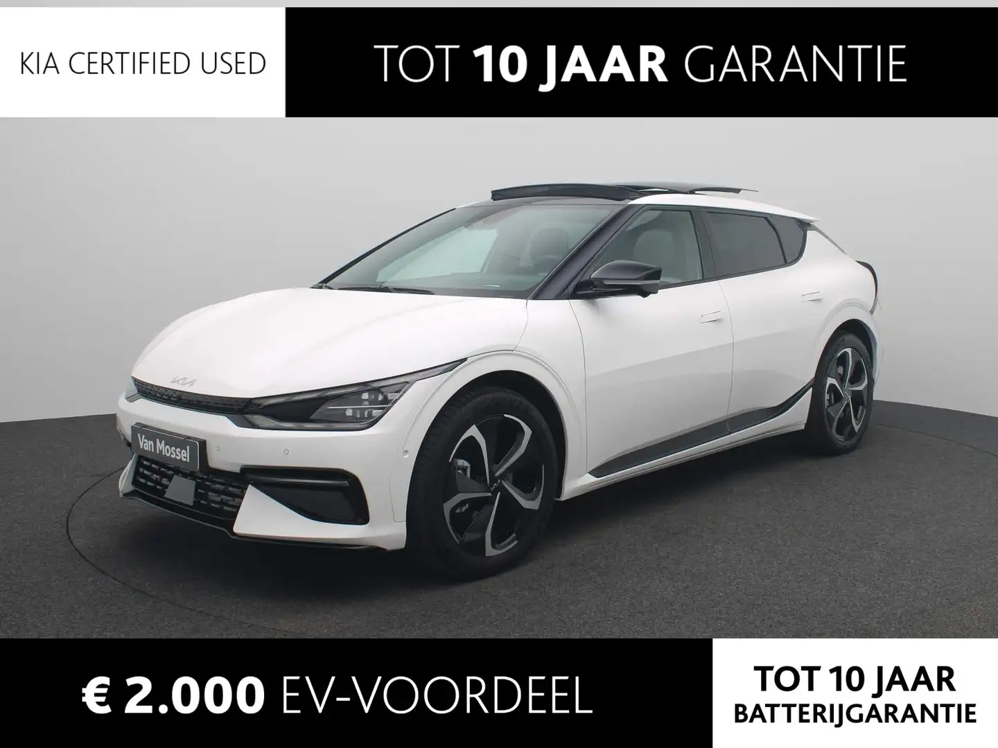 Kia EV6 GT-Line 77.4 kWh | stoel verwarming voor + achter Blanc - 1