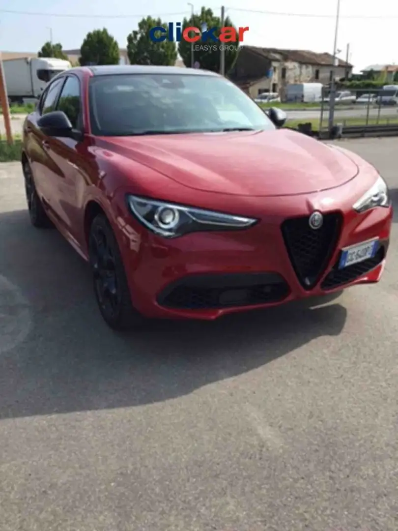 Alfa Romeo Stelvio 2.0 Turbo 280 CV AT8 Q4 Veloce 6000 EURO OPT!! Rosso - 2