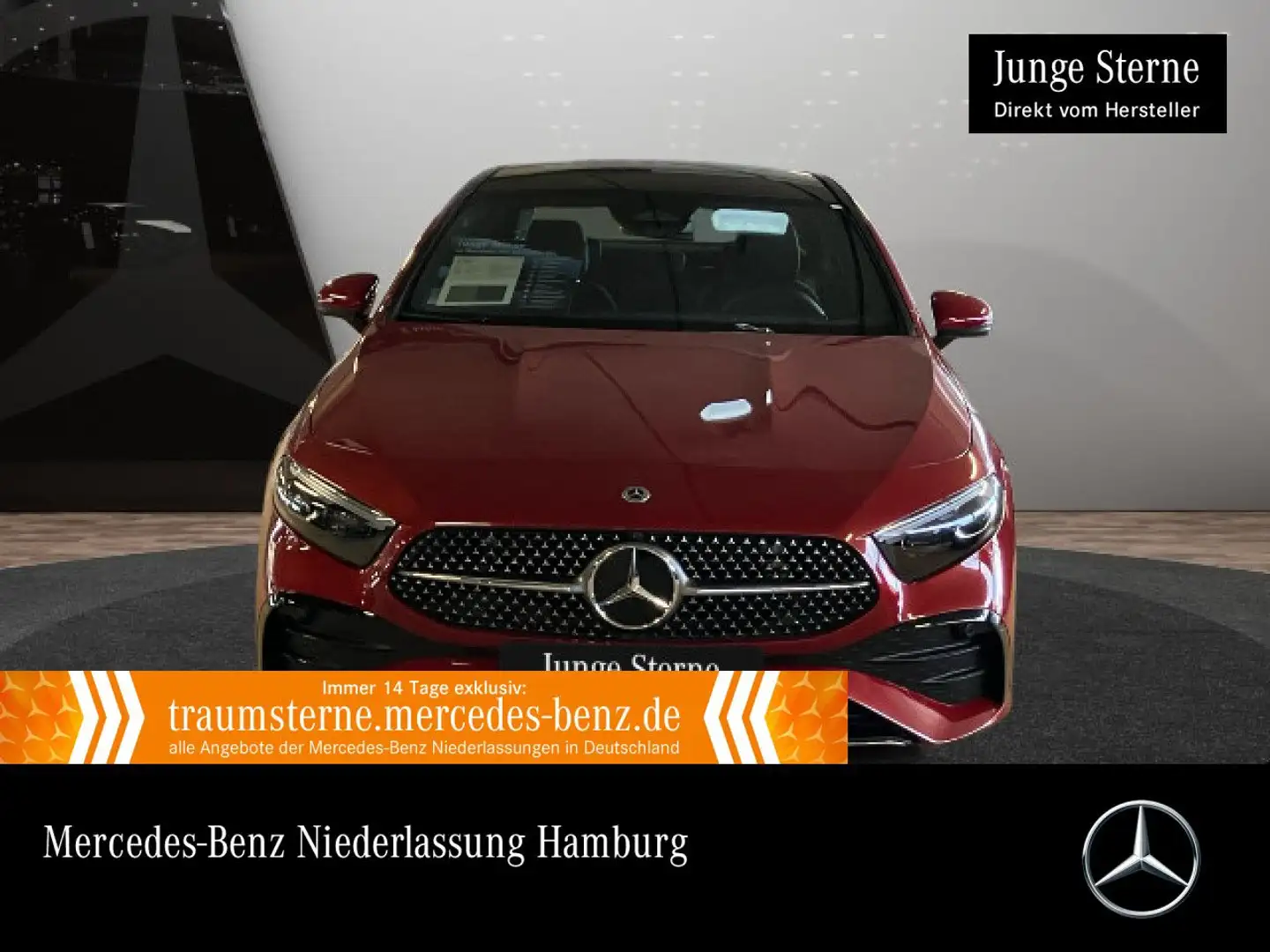 Mercedes-Benz A 200 Lim AMG+PANO+360°+AHK+MULTIBEAM+HUD+TOTW+7G Rouge - 1