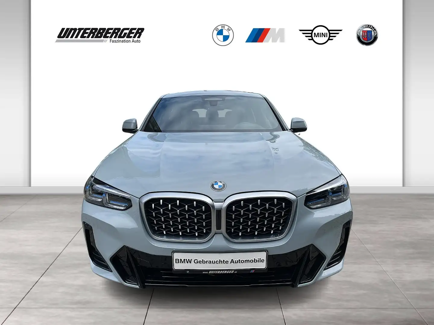 BMW X4 xDrive20d M Sportpaket-Laserlicht-Head Up-AHK-Pano Grau - 2