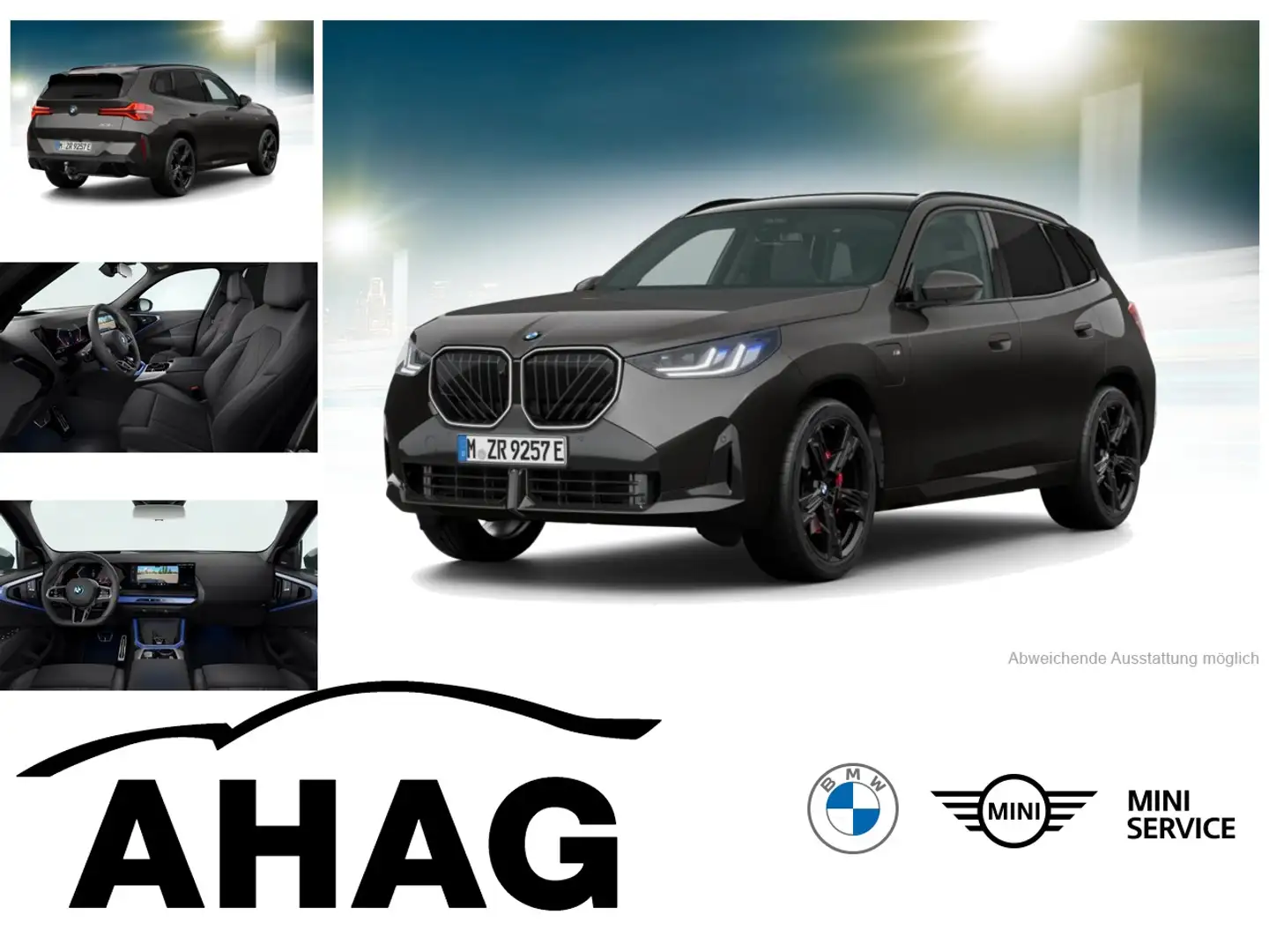 BMW X3 xDrive30e AT M Sportpaket EDC Panorama AHK Gris - 1