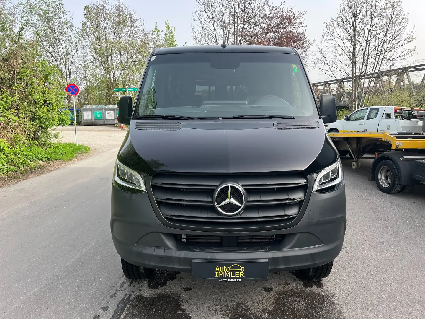 Mercedes-Benz Sprinter Sprinter*319*4x4*9-SITZER*LEDER*DOPPELKLIMA*AHK Schwarz - 2