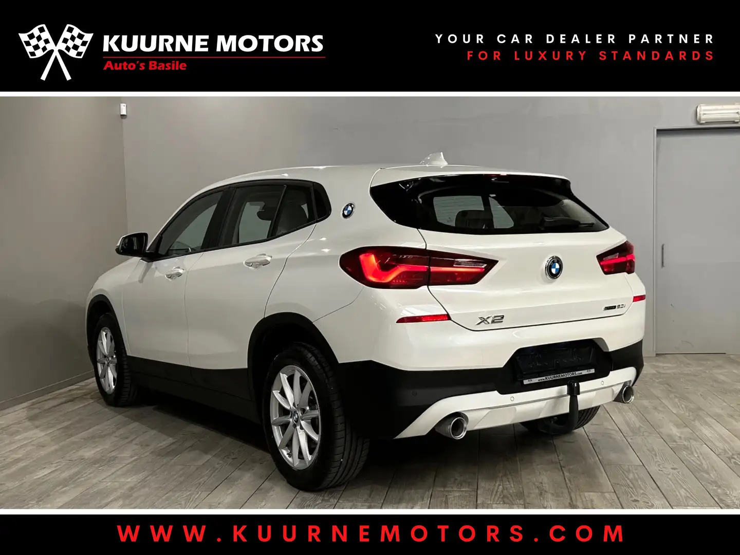 BMW X2 sDrive20iA Leder/SportZet/Led/Gps/Bt *1j garantie* Blanc - 2