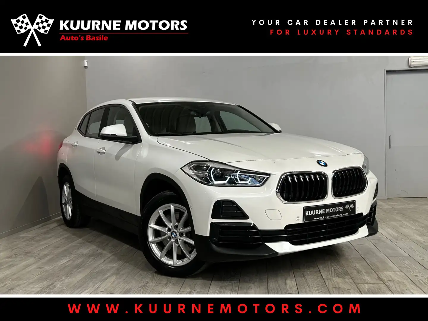 BMW X2 sDrive20iA Leder/SportZet/Led/Gps/Bt *1j garantie* Blanc - 1