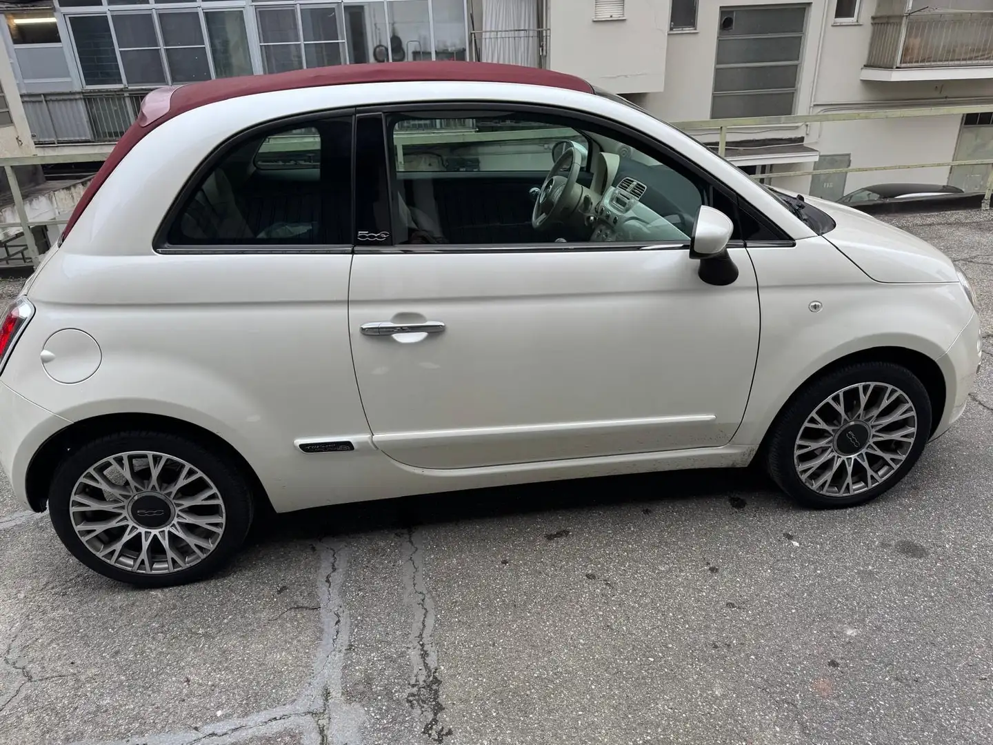 Fiat 500 500C III 500C 1.3 mjt 16v Lounge 75cv Bianco - 2