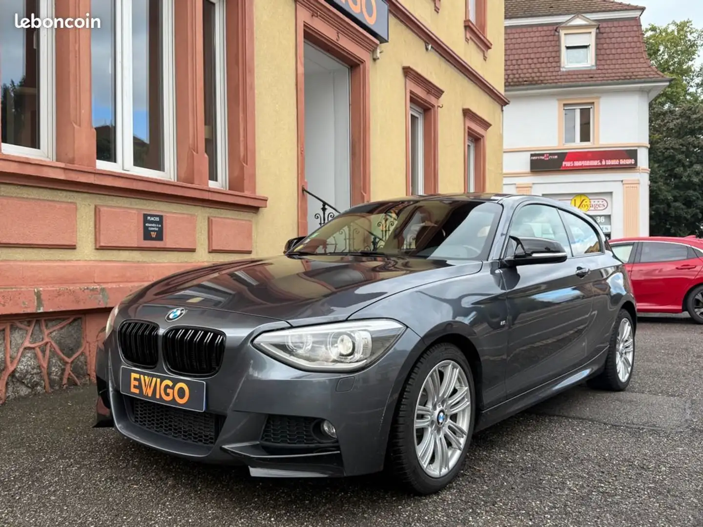 BMW 120 serie 2.0 120 d 185 pack m-bva-radar de recul-garantie 6 mois Grijs - 1