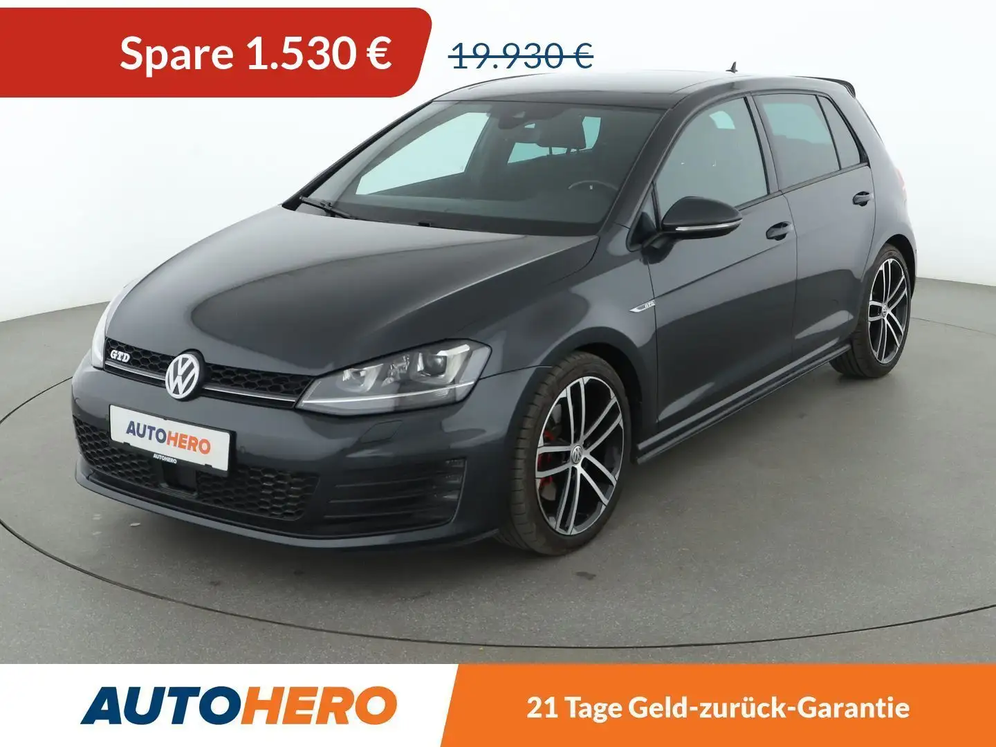 Volkswagen Golf 2.0 TDI GTD BMT Aut.*XENON*NAVI*ACC*PDC*SHZ*KLIMA* Grau - 1