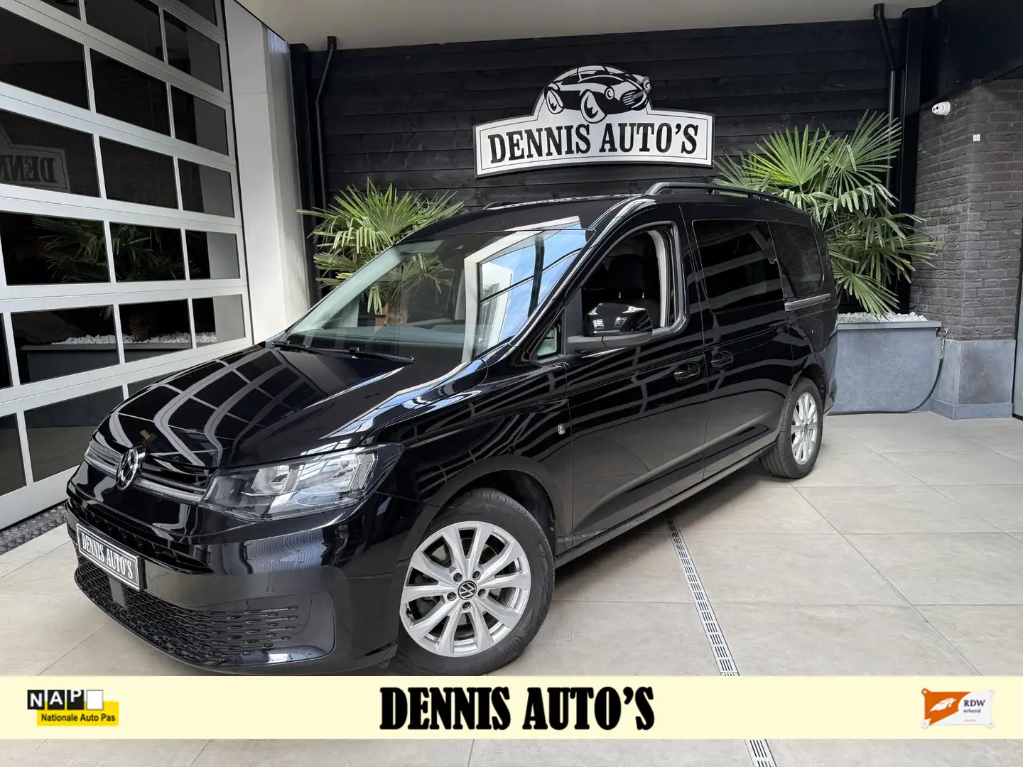 Volkswagen Caddy Maxi 1.5 TSI 7personen Maxi ! Zwart - 1