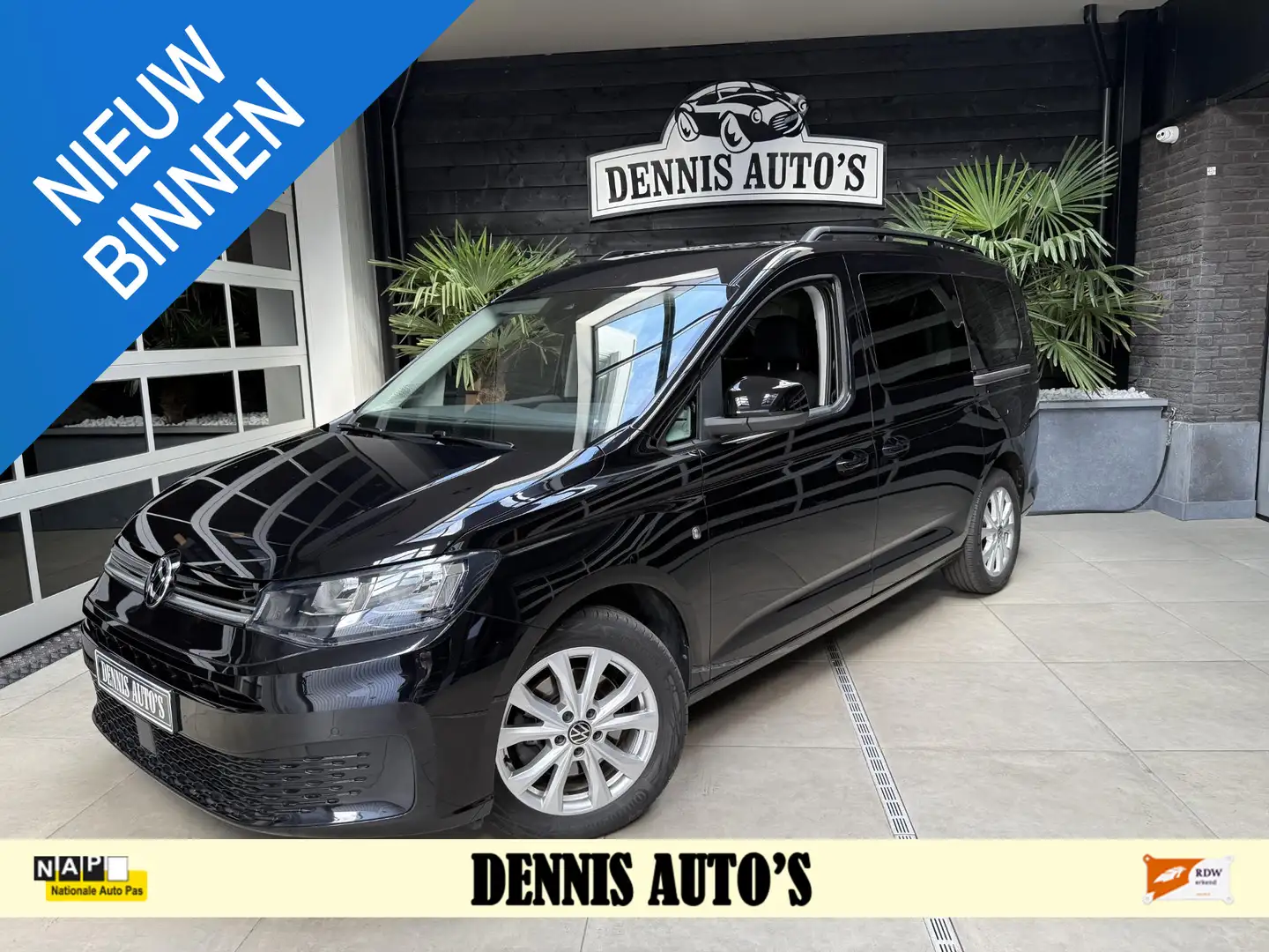 Volkswagen Caddy Maxi 1.5 TSI 7personen Maxi ! Zwart - 1