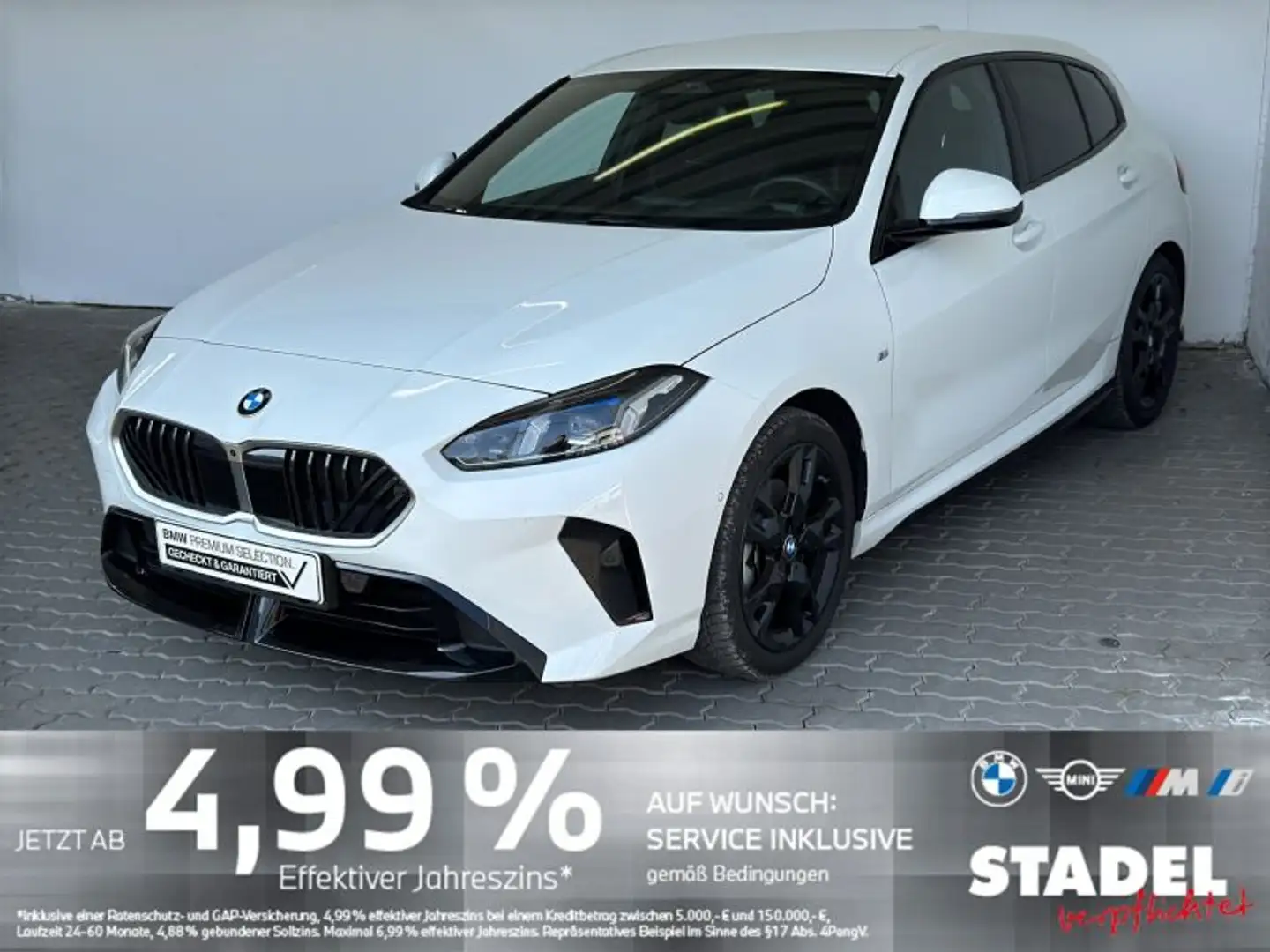 BMW 120 M Sport Navi.LED.ACC.HuD.360°.AHK.Memory.DAB Weiß - 2