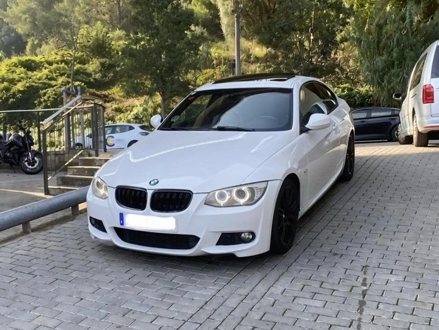 BMW 320 320dA Coupé Blanco - 2
