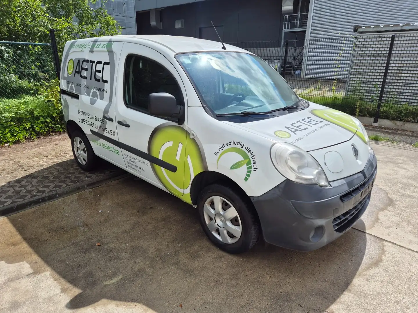 Renault Kangoo Z.E. NO BATTERY. WAGEN ALS NIEUW Blanc - 2