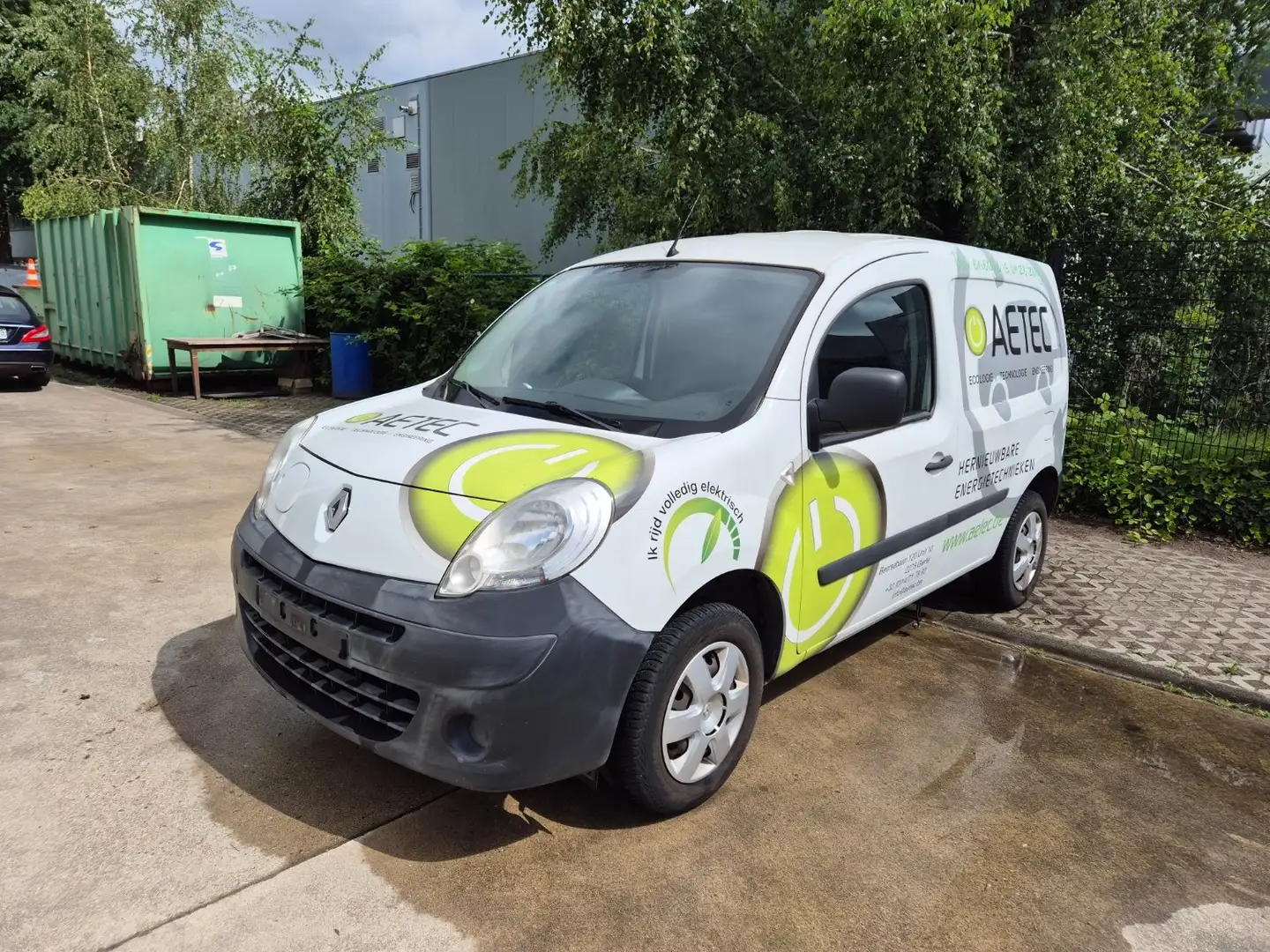 Renault Kangoo Z.E. NO BATTERY. WAGEN ALS NIEUW Blanc - 1