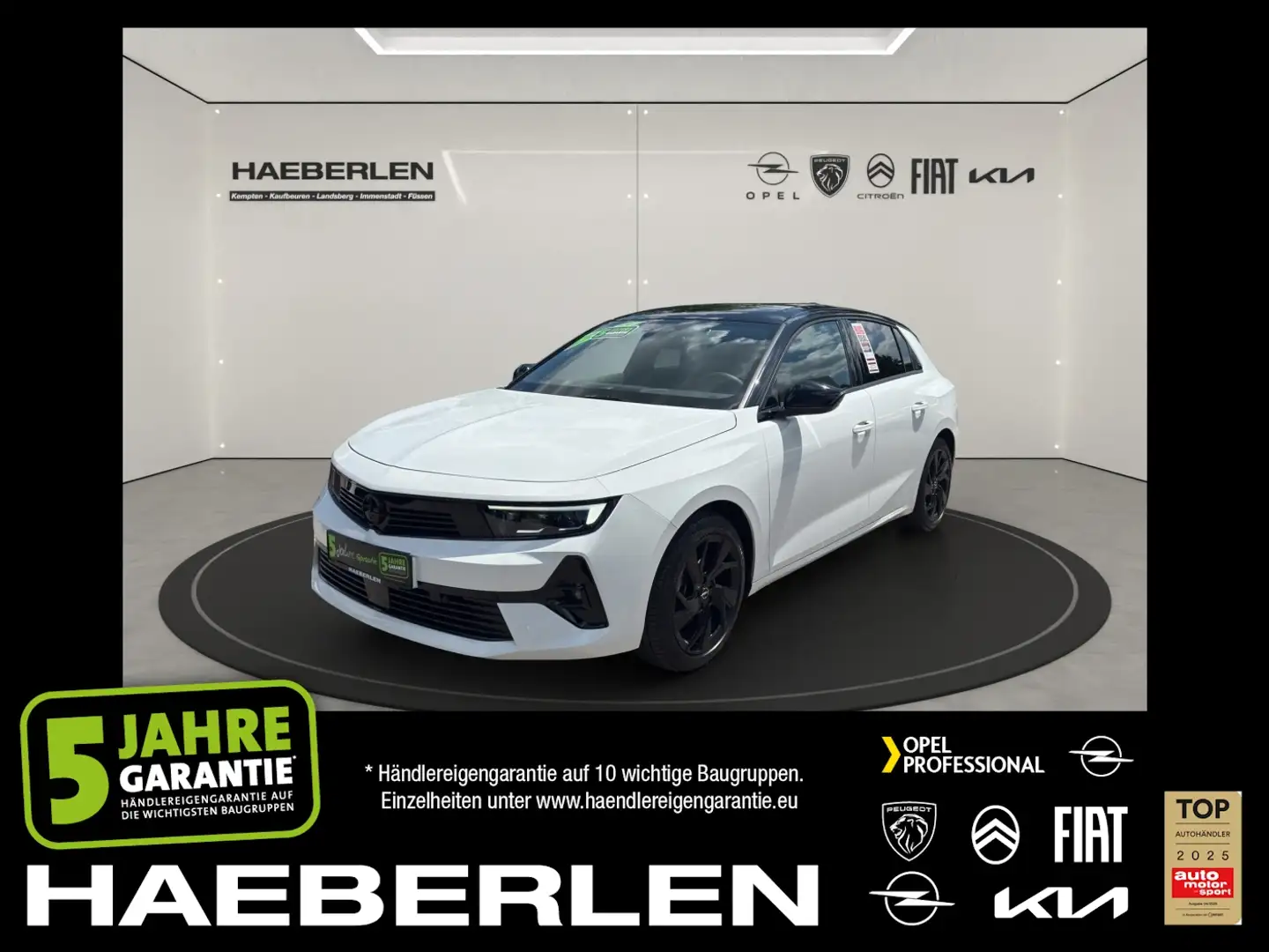 Opel Astra L 1.2 Turbo GS Line *360grad Kamera* Wit - 1