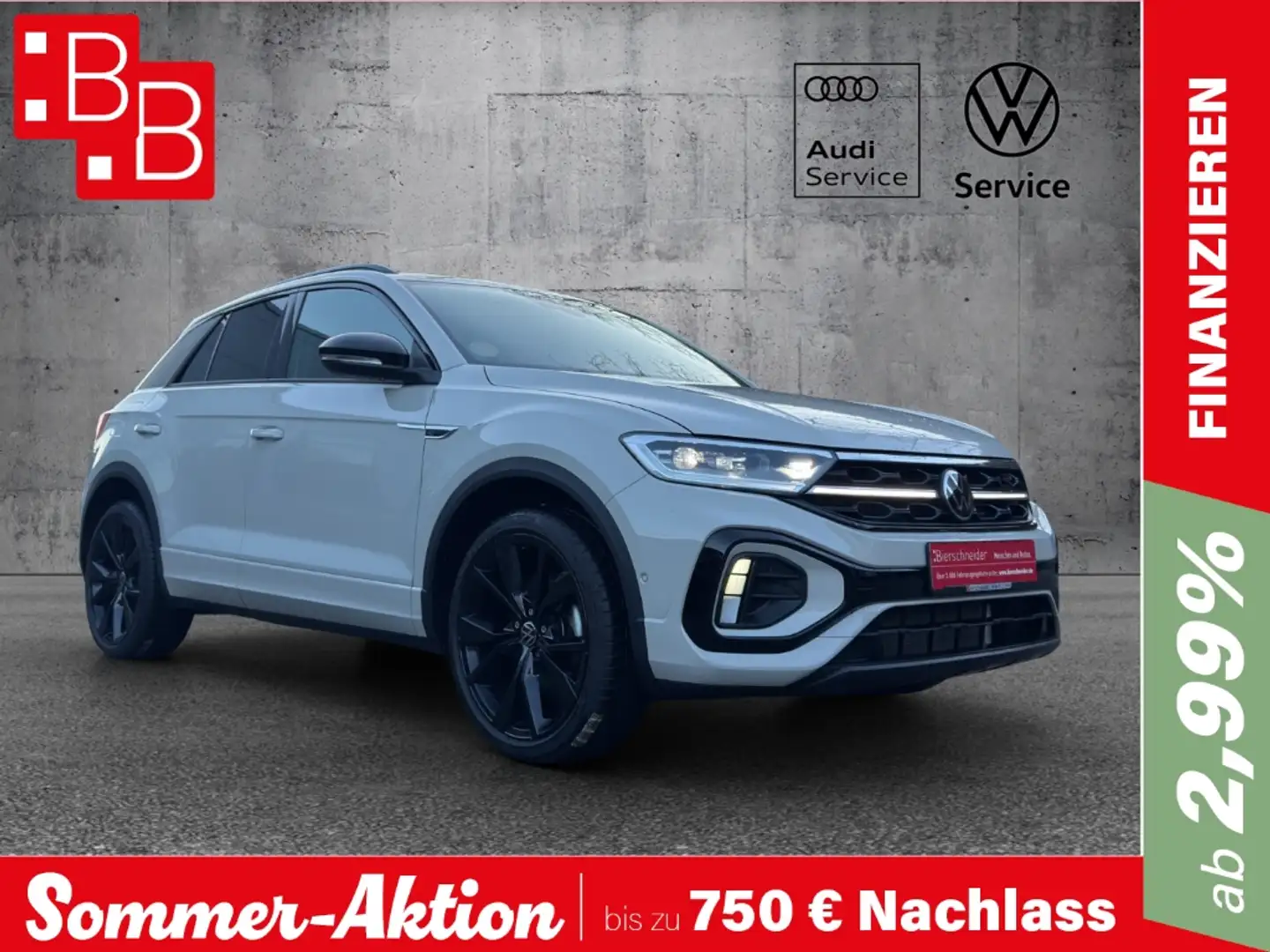 Volkswagen T-Roc 1.5 TSI DSG R-Line IQLIGHT DIGITAL COCKPIT 19 SCHI Grau - 1