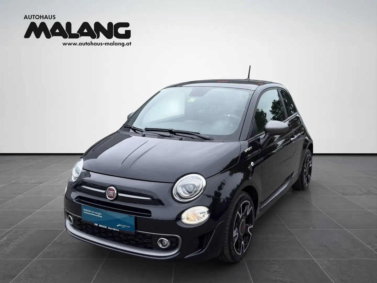 Fiat 500 0,9 TwinAir Turbo Sport Schwarz - 1