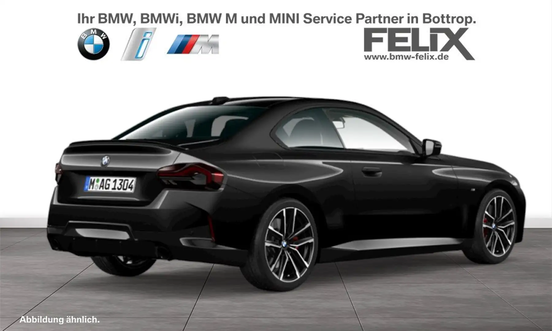 BMW 220 i Coupé M SPORT PRO+19"+COMFORT+INNOVATIONSPAKET Black - 2