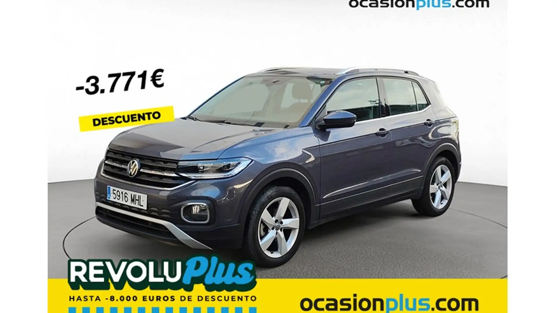 Volkswagen T-Cross 1.0 TSI Sport DSG7 81kW Gris - 1