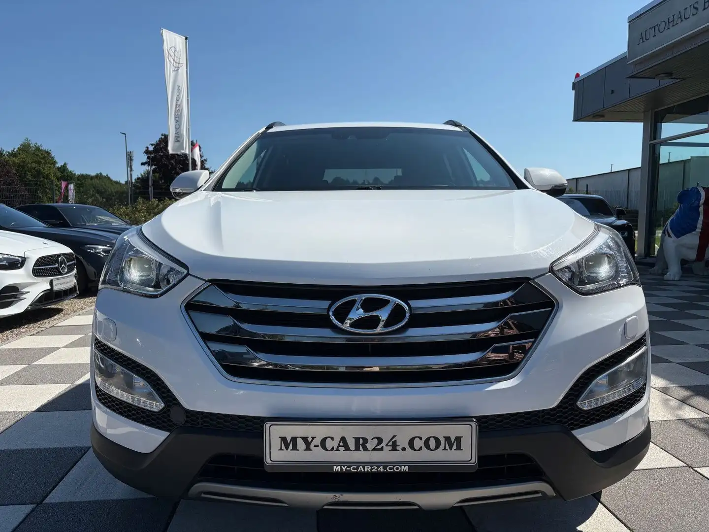 Hyundai SANTA FE Premium 4WD  -Autom. -Leder -AHK -Navi Weiß - 2