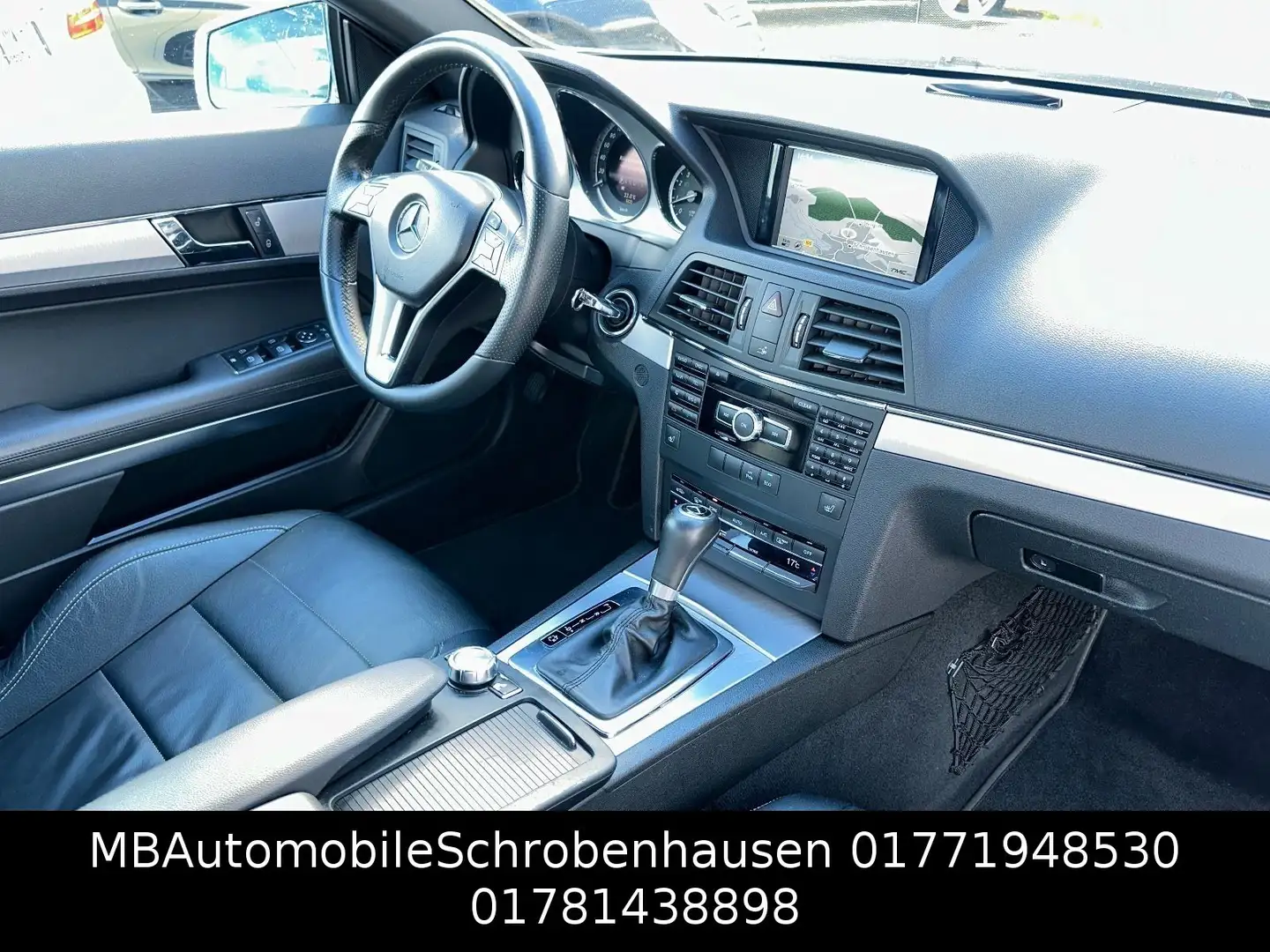 Mercedes-Benz E 350 E350 Coupe AMG LEDER XENON PDC 1HAND Sport-Paket Zilver - 2
