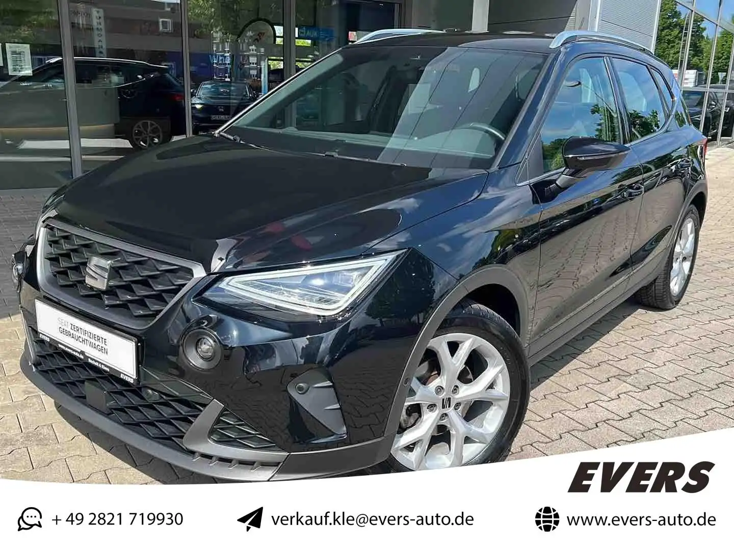 SEAT Arona 1.5 TSI ACT DSG FR ACC Spur Kamera LED 17" Noir - 1