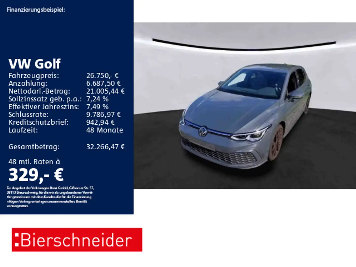 Volkswagen Golf GTE 8 1.4 TSI DSG GTE 18 ACC NAVI SHZ LED+ Grau - 1