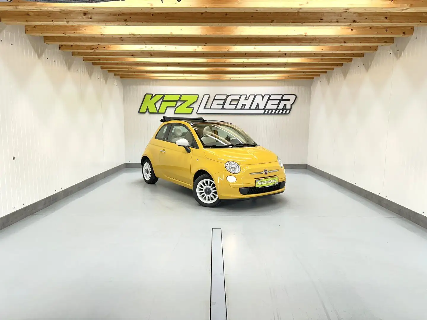 Fiat 500C 1.2 8V Sole KLIMA*PDC Gelb - 1